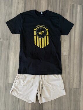 Dude Perfect tshirt and shorts combo - kids XL/adult S
